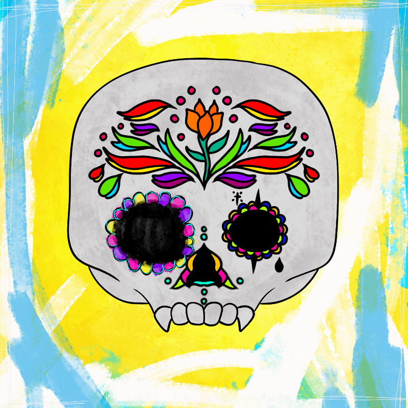Mexican Candy Skulls #20 static token preview