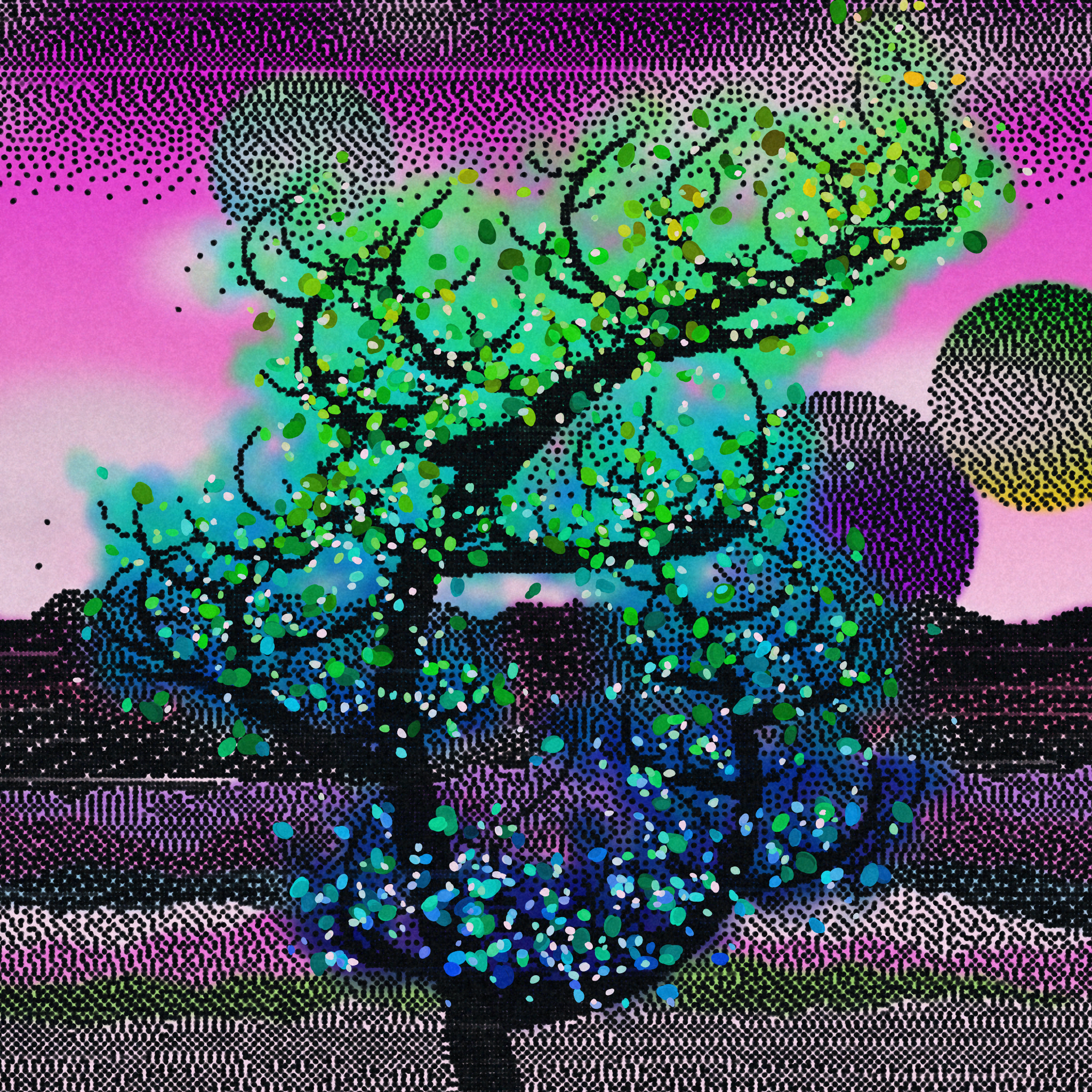 Dithered Branches #124 static token preview