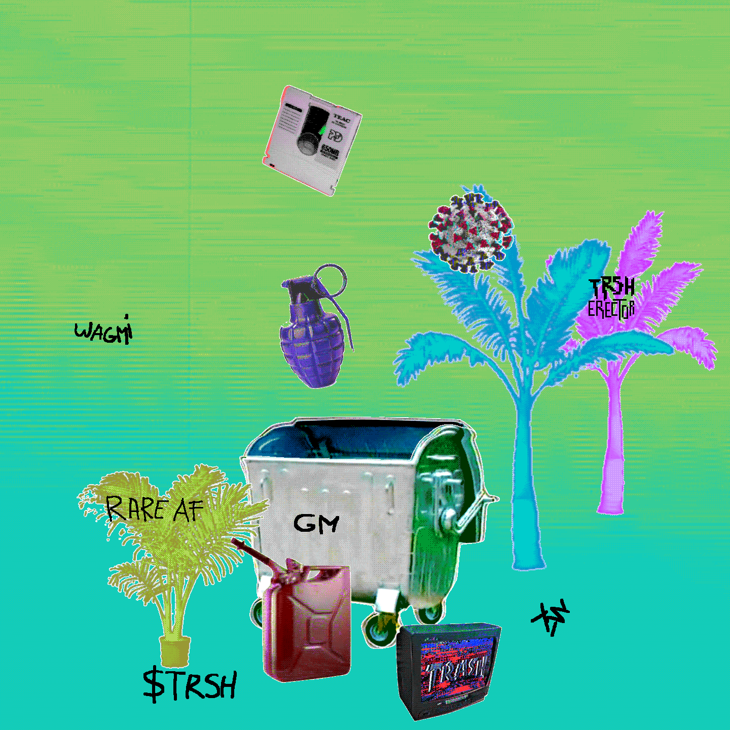 TRASH Erector V 1.0 #31 static NFT preview