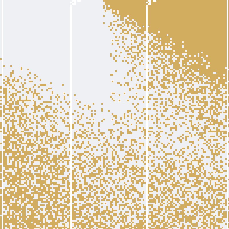 Colored Elementary Cellular Automaton #445 static token preview