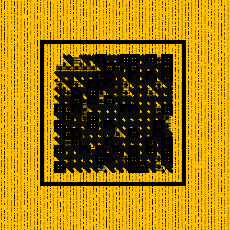 the Black Blocks #50 static NFT preview