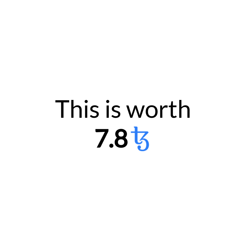 The Value Of Art #42 static token preview