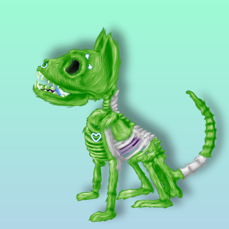 SkeleCats #46 static token preview