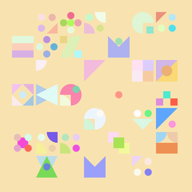 Confetti Shapes #26 static NFT preview