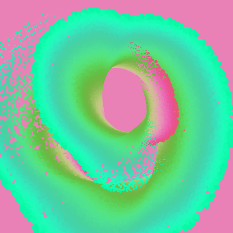 Wide Brush Rainbows #28 static NFT preview