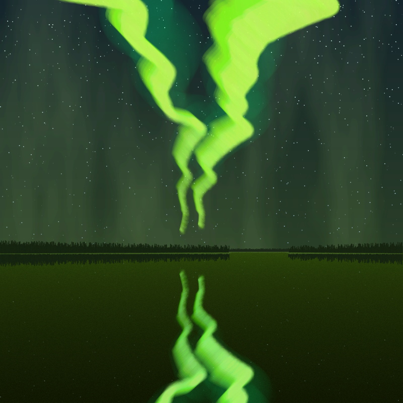 Aurora Borealis #72 static token preview
