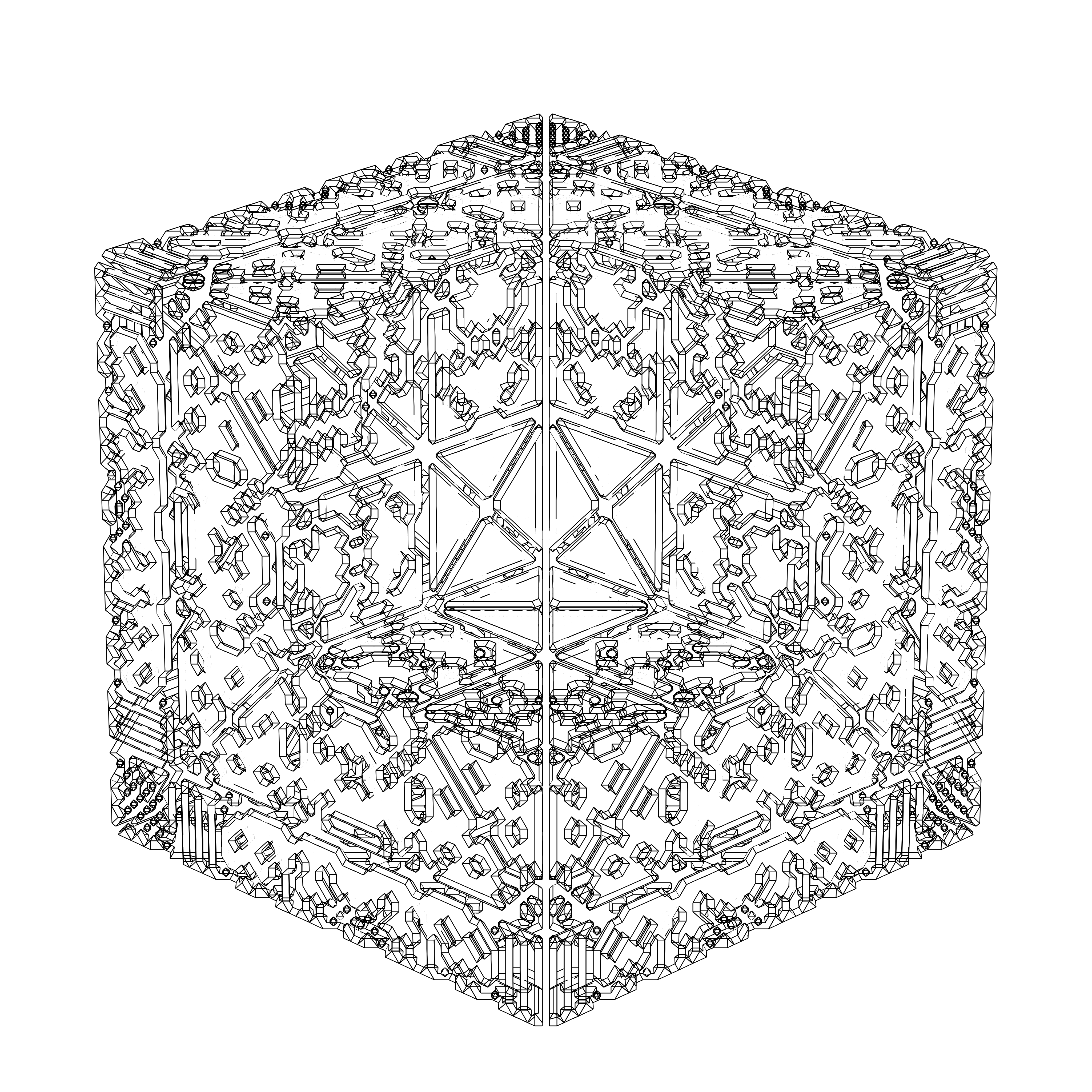 LL21 Alien Art Cube #25 static NFT preview