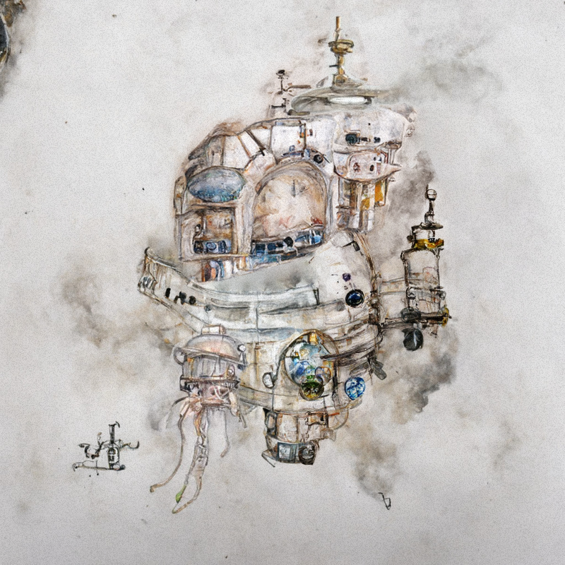 Utopian Space Castles #17 static token preview