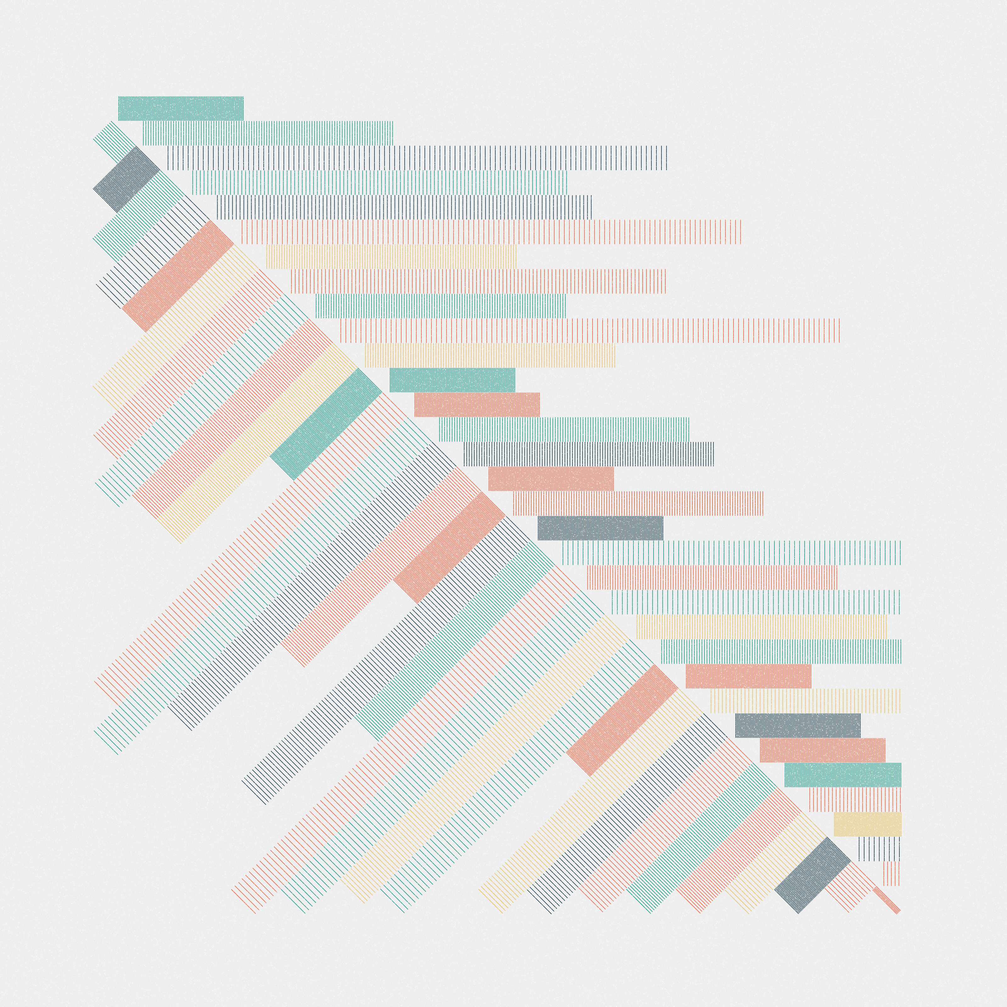 Unsquare composition #167 static NFT preview