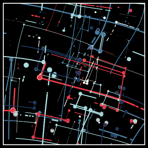 Star map #86 static NFT preview