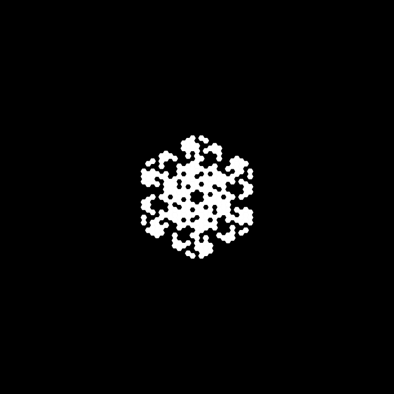 Snowflake #418 static NFT preview