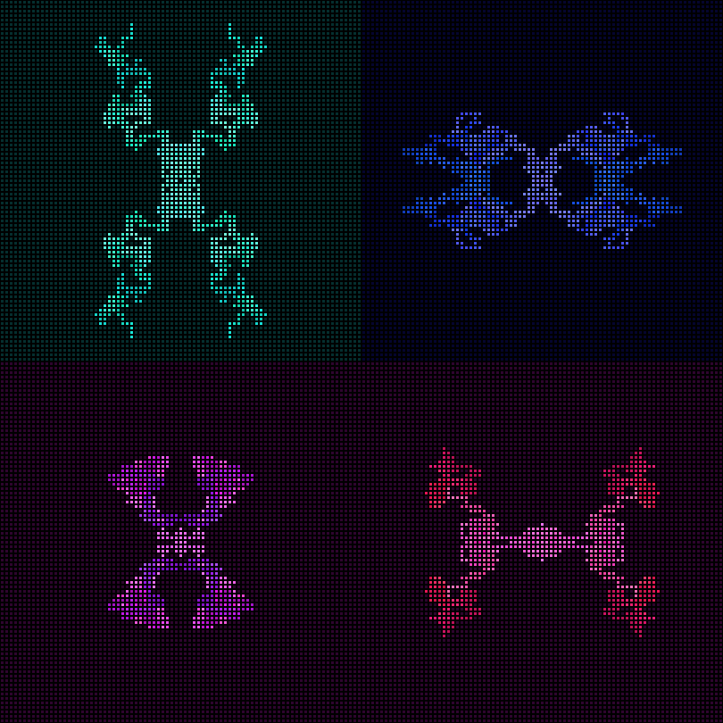 Dither Creatures 2x2 #79 static NFT preview
