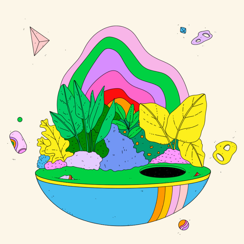 🌈🌴🪐 #208 static token preview