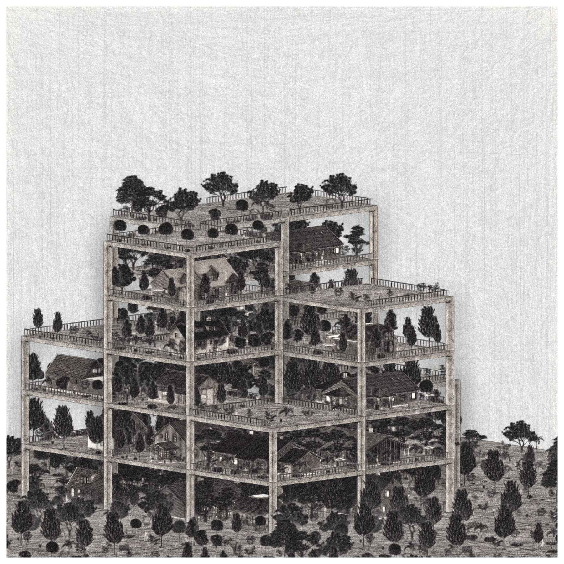 Highrise of Homes #162 static NFT preview