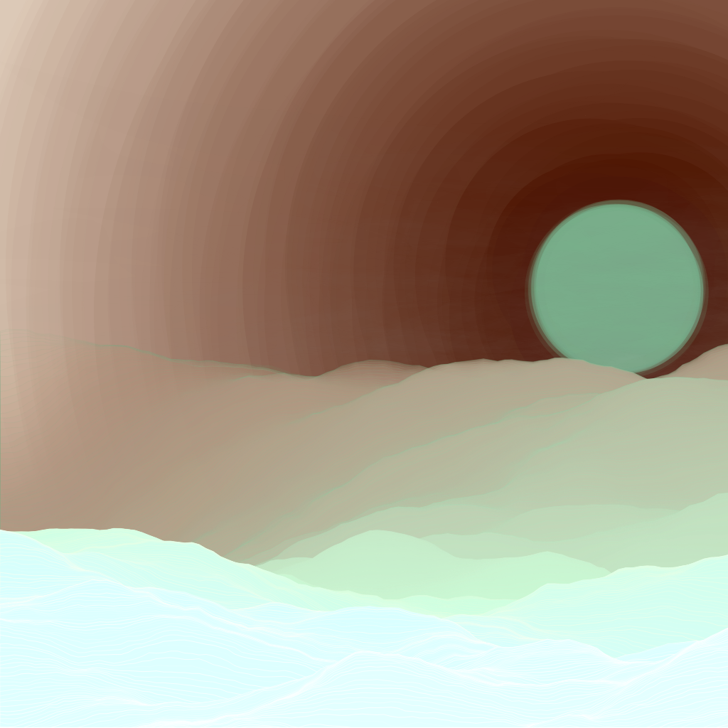 Valley at Dawn #103 static NFT preview