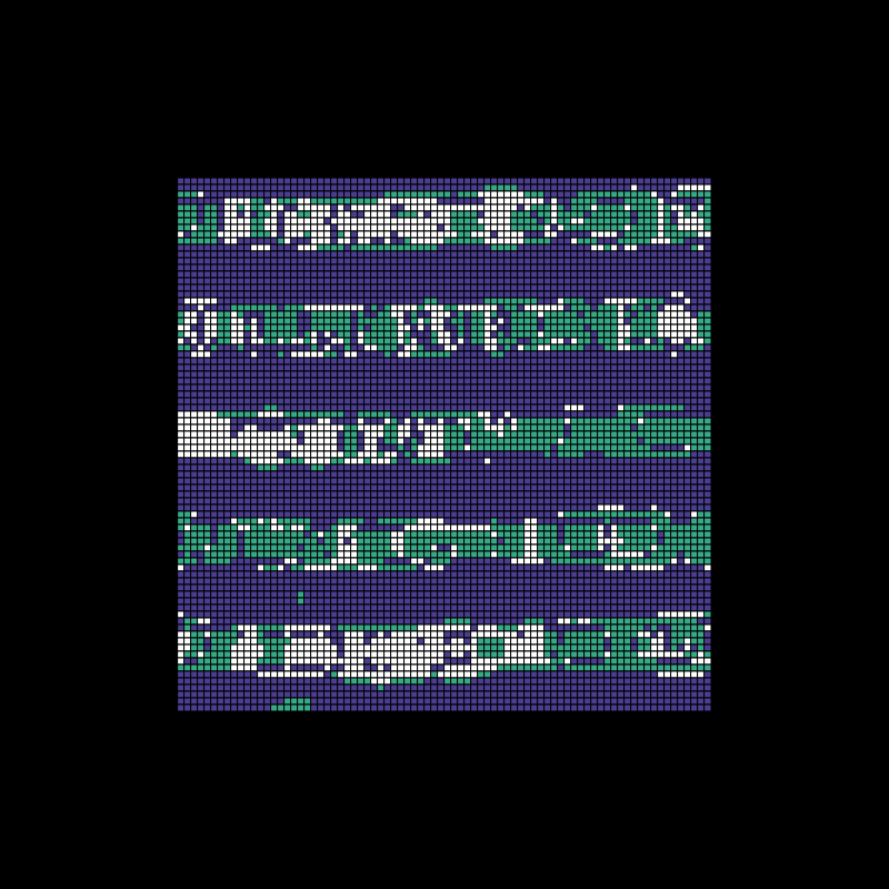 fractal memory cellular automata - FMCA #2 static token preview