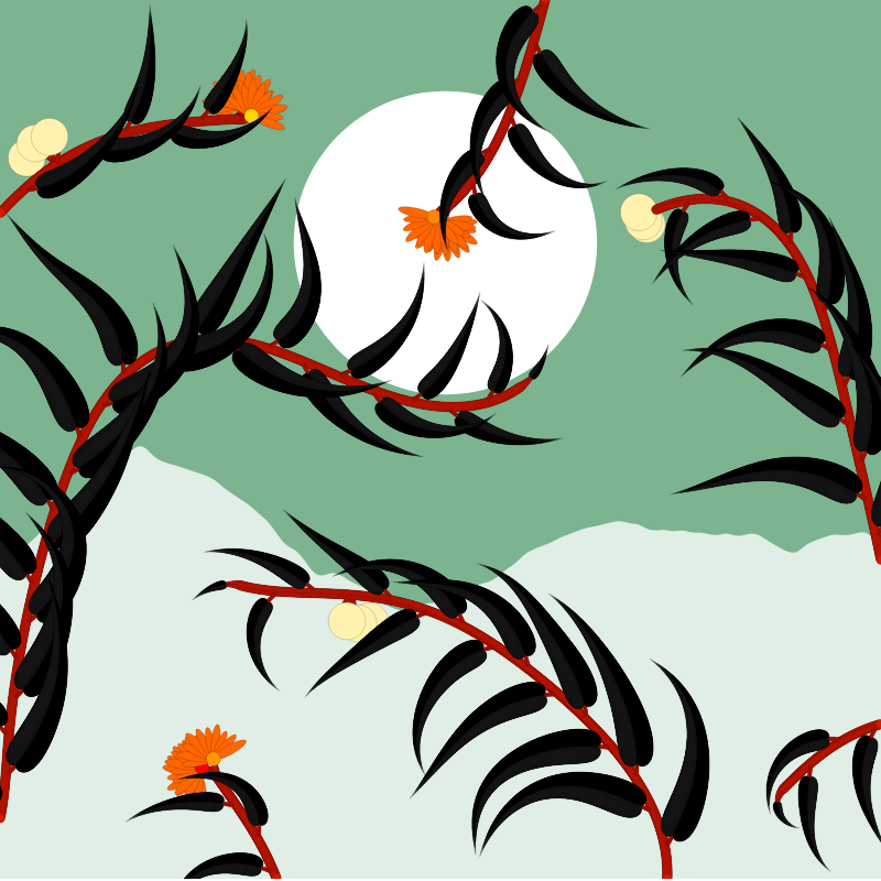Through the leaves #267 static NFT preview