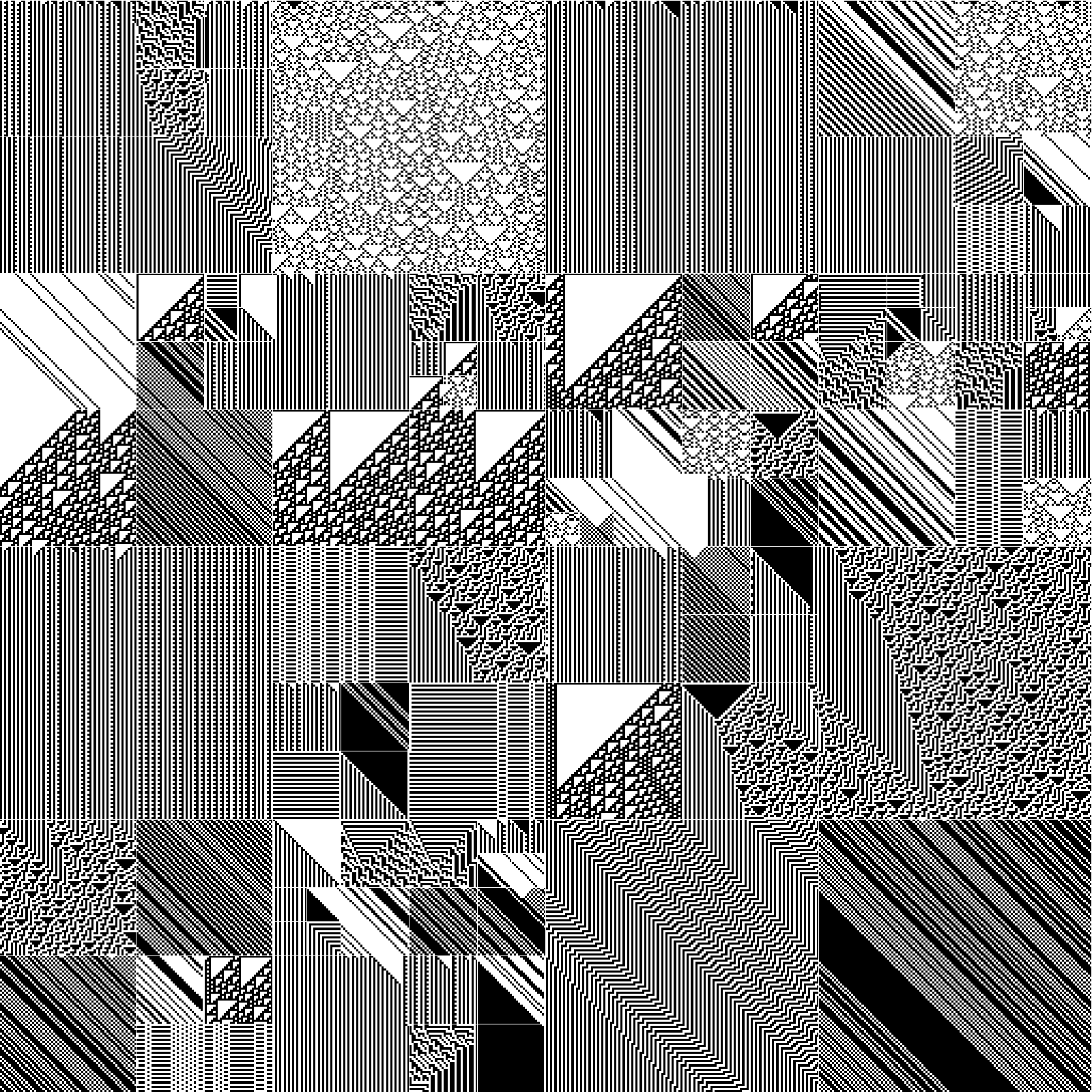 RULES (for Elementary Cellular Automata) #30 static NFT preview