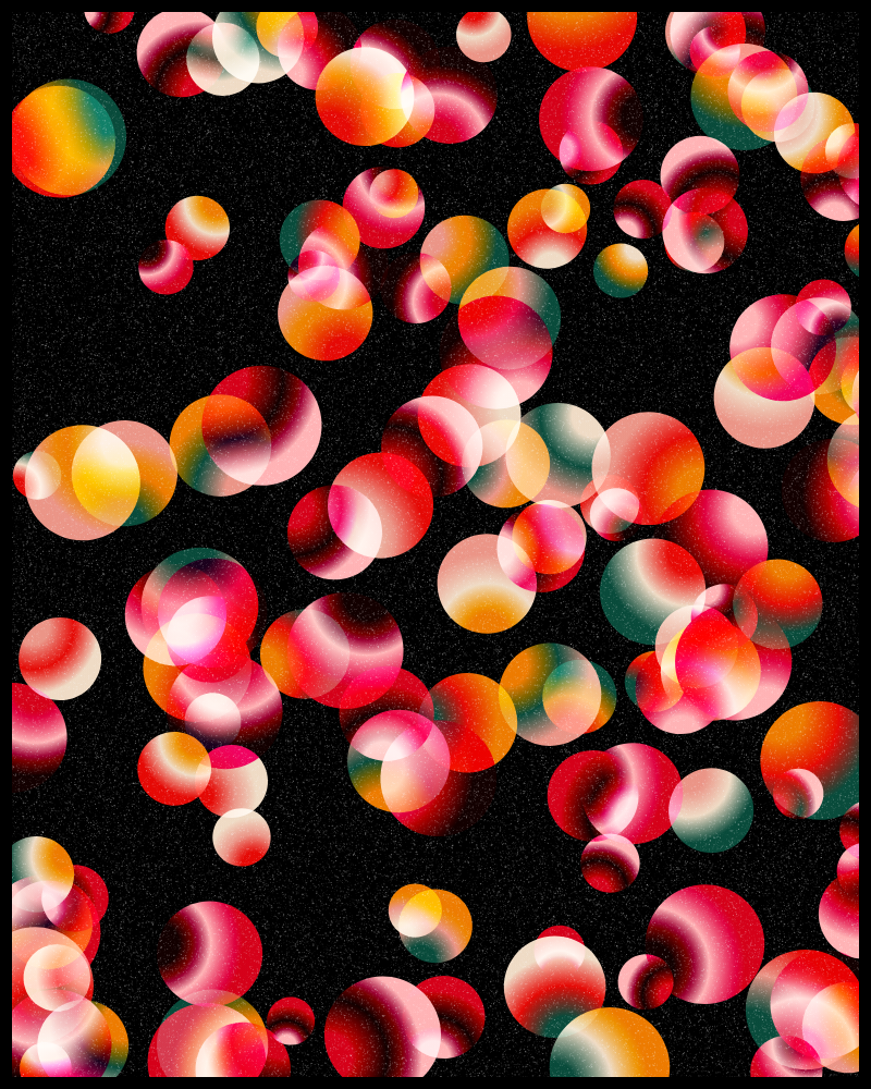 Space Bubbles (re) #112 static NFT preview