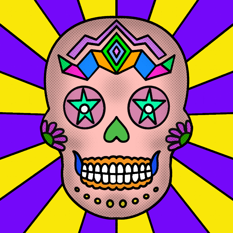 Sugar Skulls #130 static token preview