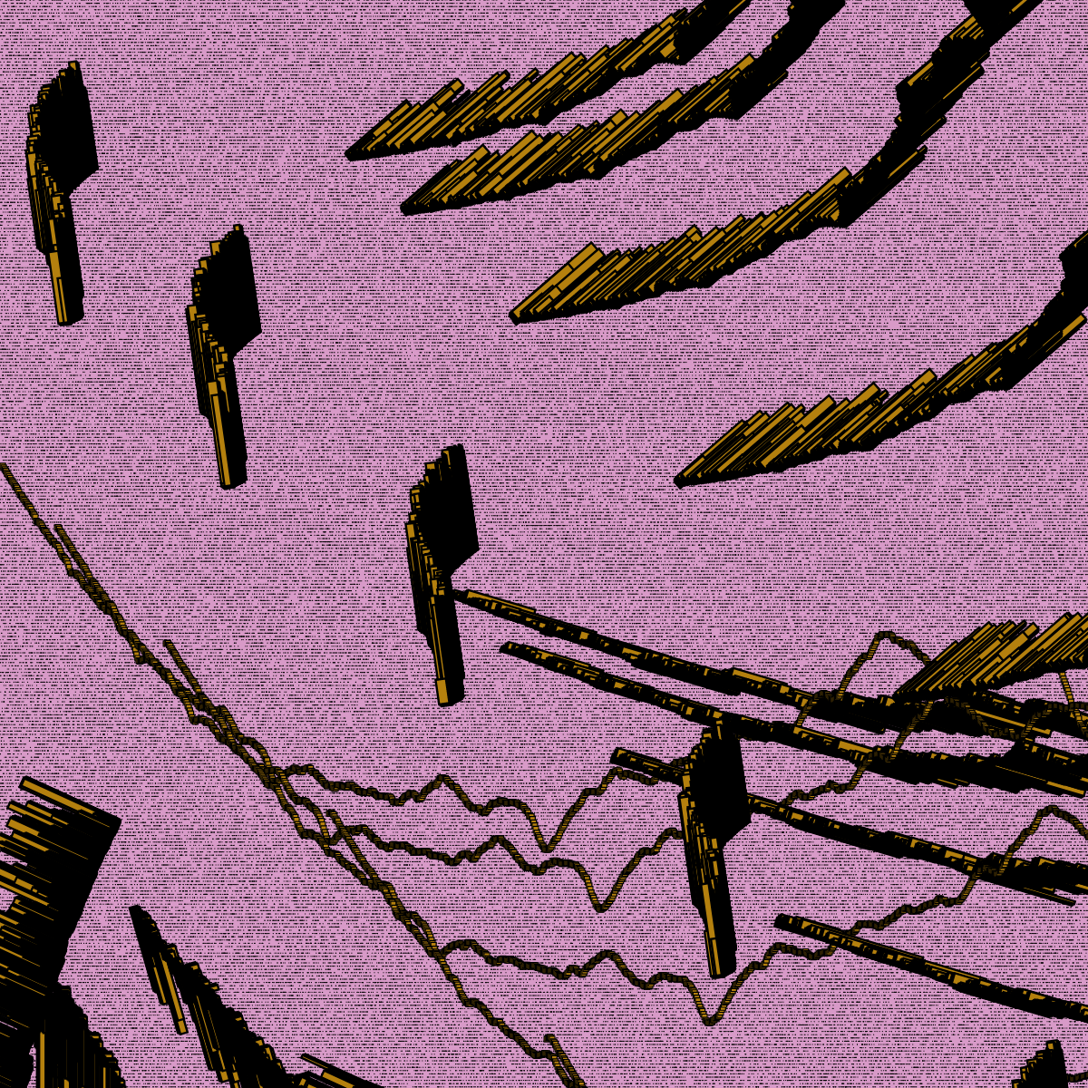 Walk with noise curve #248 static NFT preview