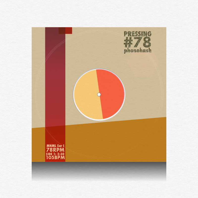 78rpm Cover #78 static NFT preview