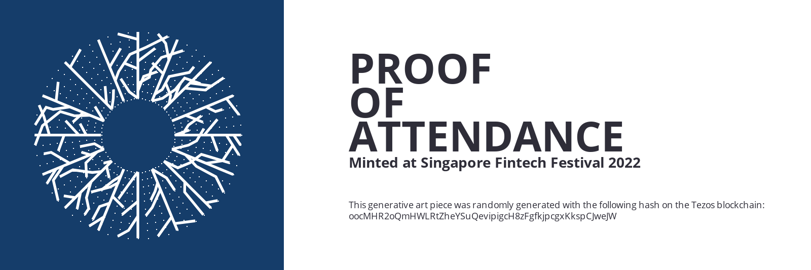 SFF2022 Proof of Attendance Token #1283 static token preview