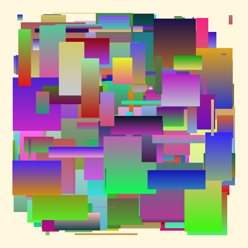 Gradient Rect #154 static NFT preview