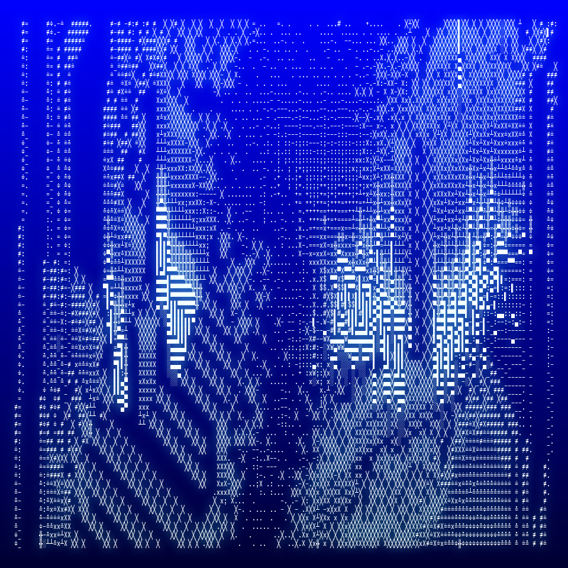 ASCII-SCAPE #131 static NFT preview