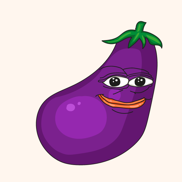 Pepe generative vegetables faces. #5 static token preview