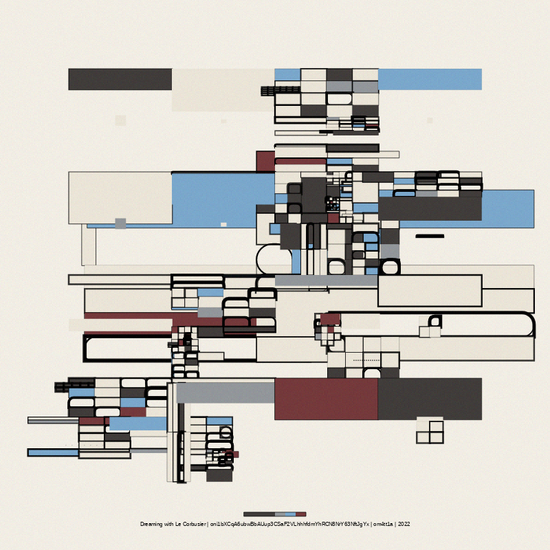Dreaming with Le Corbusier #109 static NFT preview