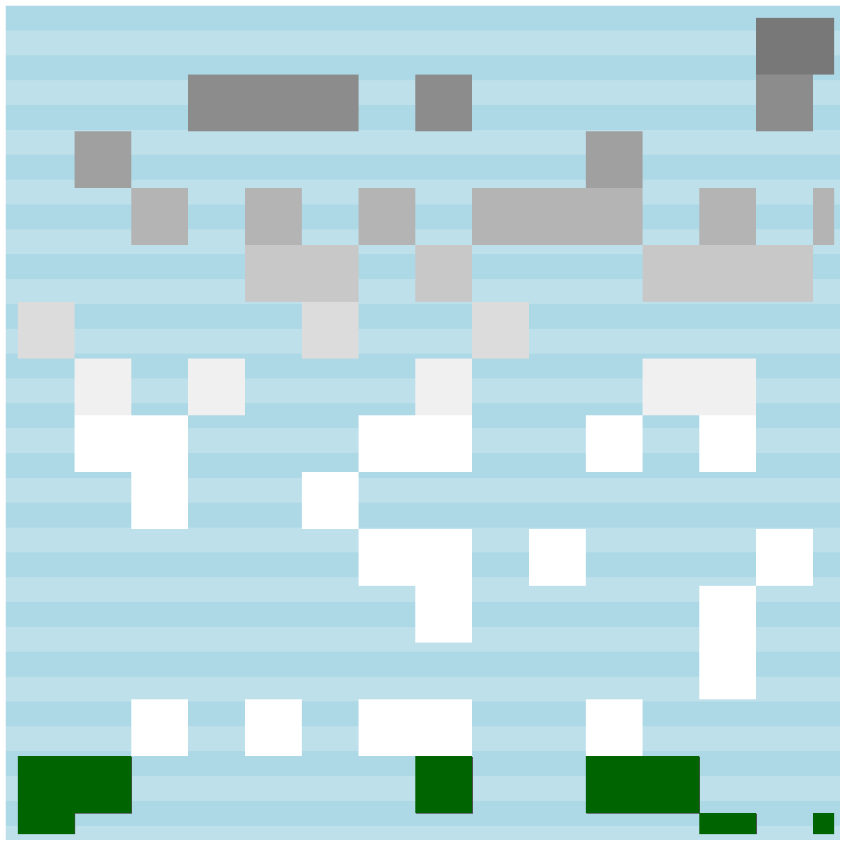 Square Clouds #62 static NFT preview