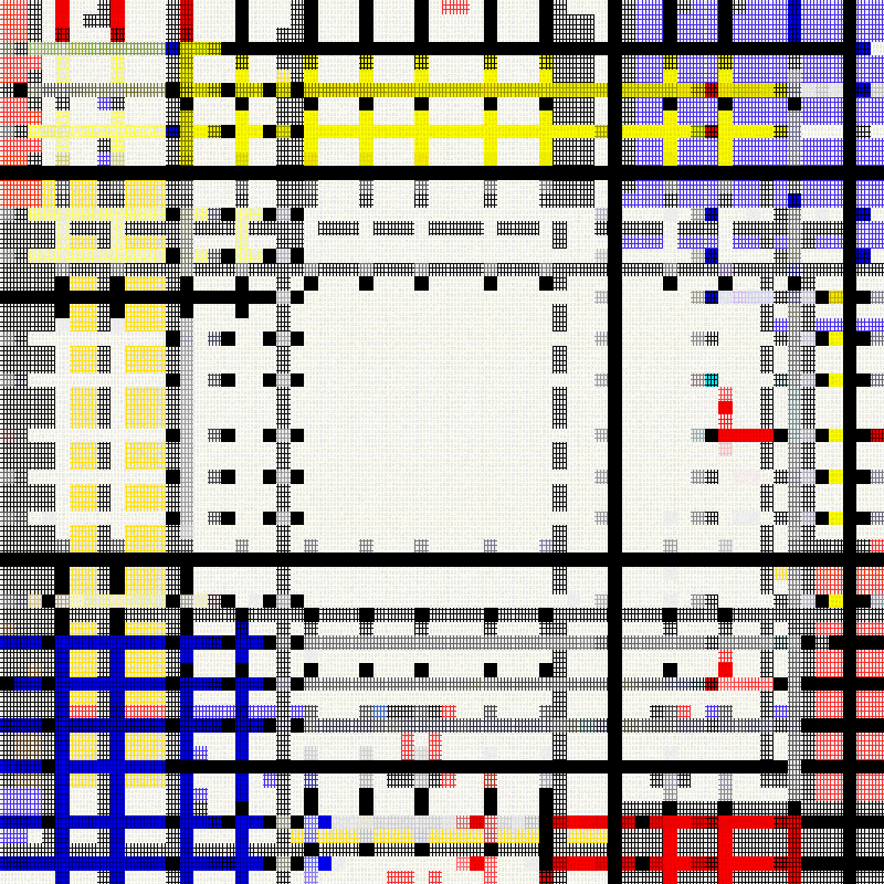 MONDRIAN FX #54 static NFT preview