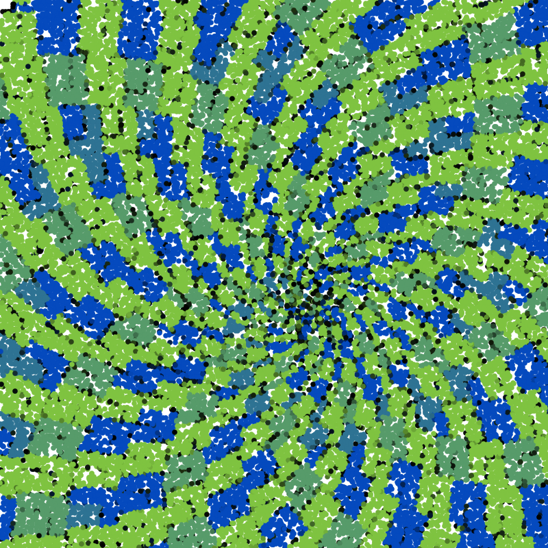 Mosaic or stained glass drops #115 static NFT preview