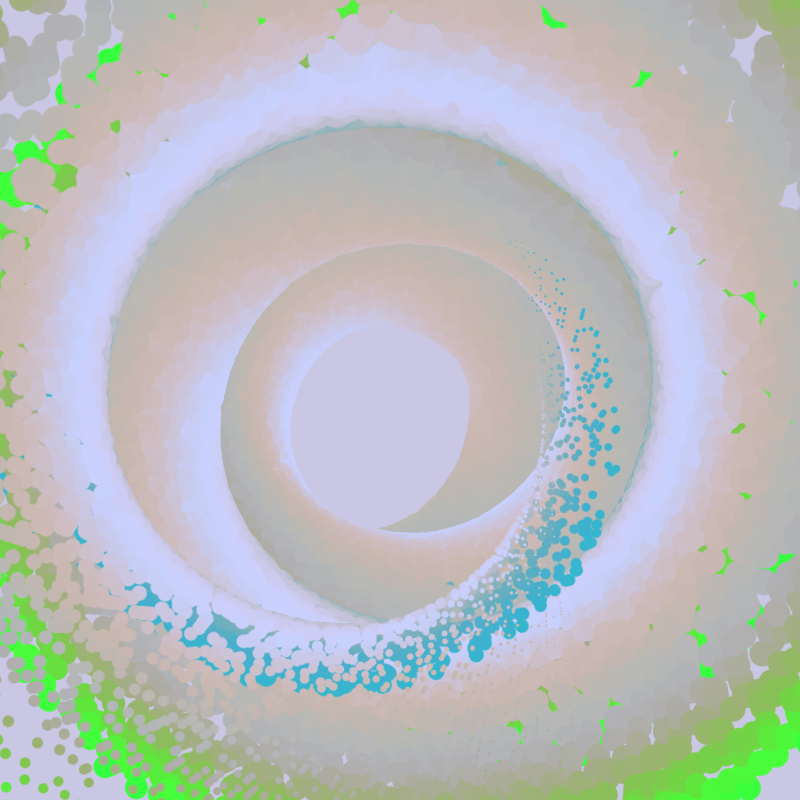 Wide Brush Rainbows #42 static NFT preview
