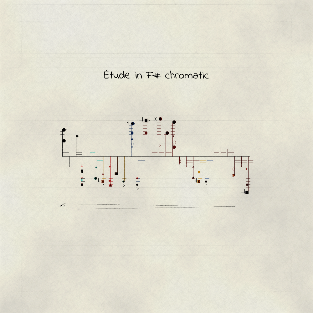 Études(Reissued) #217 static NFT preview