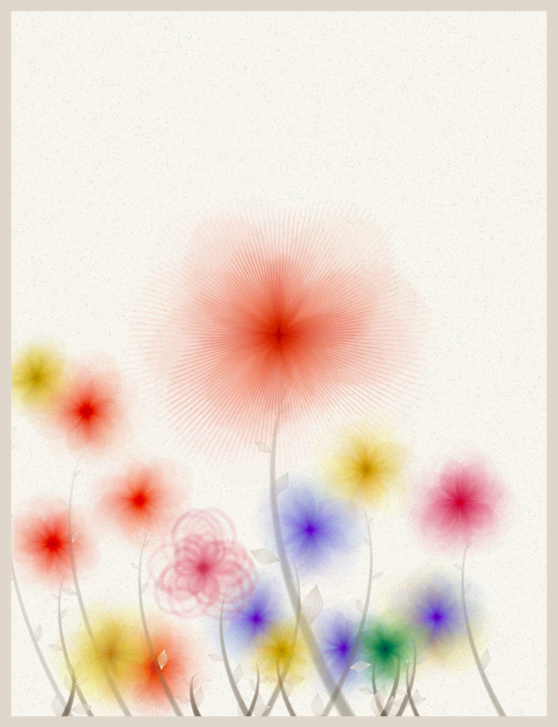 Fairy flower pattern #117 static NFT preview