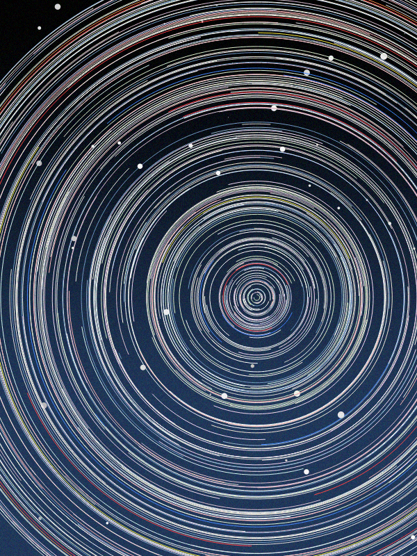 Starry Trail #94 static NFT preview