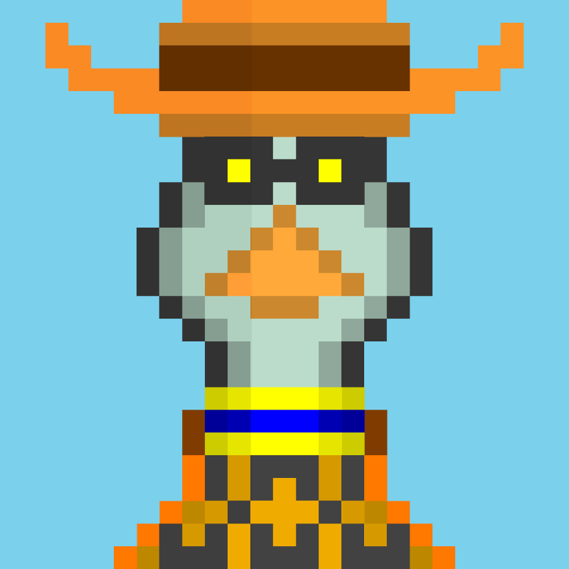 Morixels Goose #443 static NFT preview