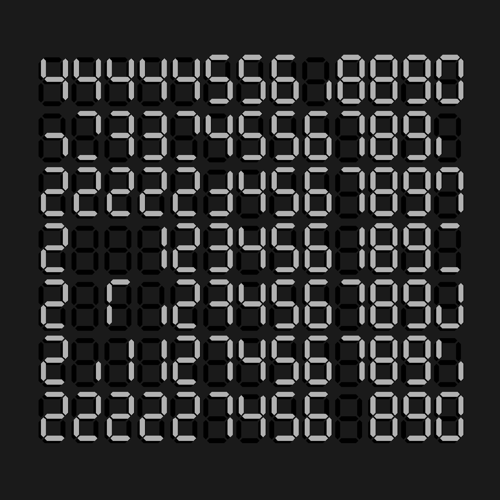 Digits #480 static NFT preview
