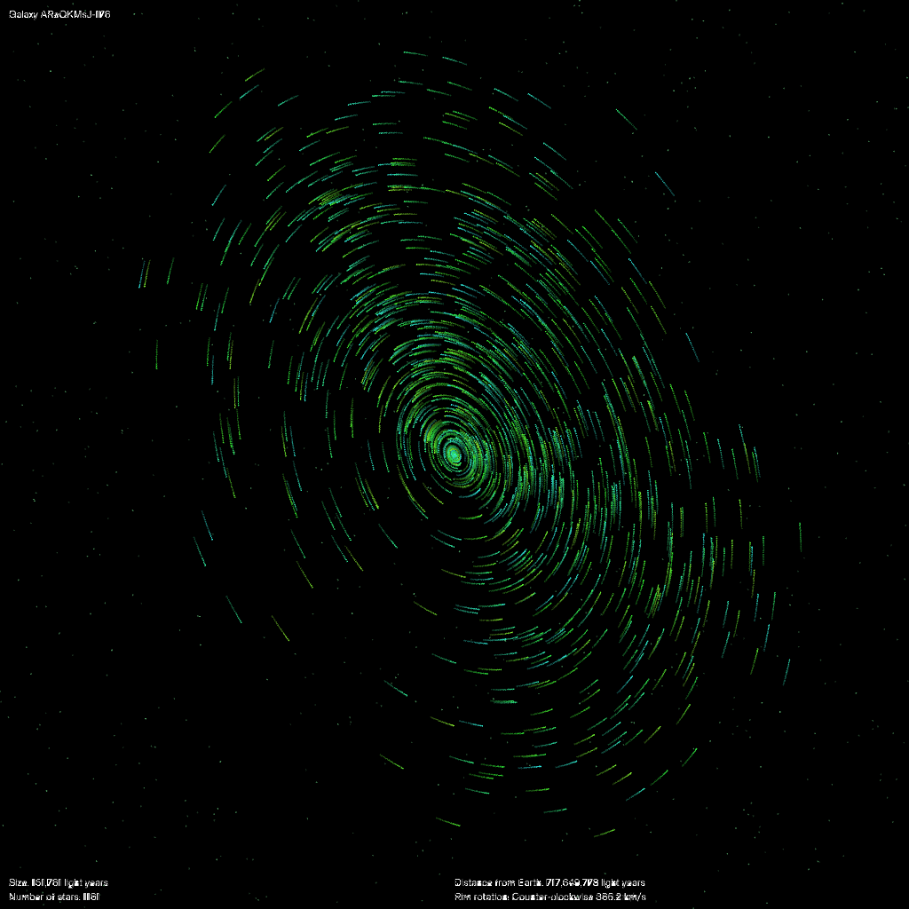 Spacelike #85 static NFT preview