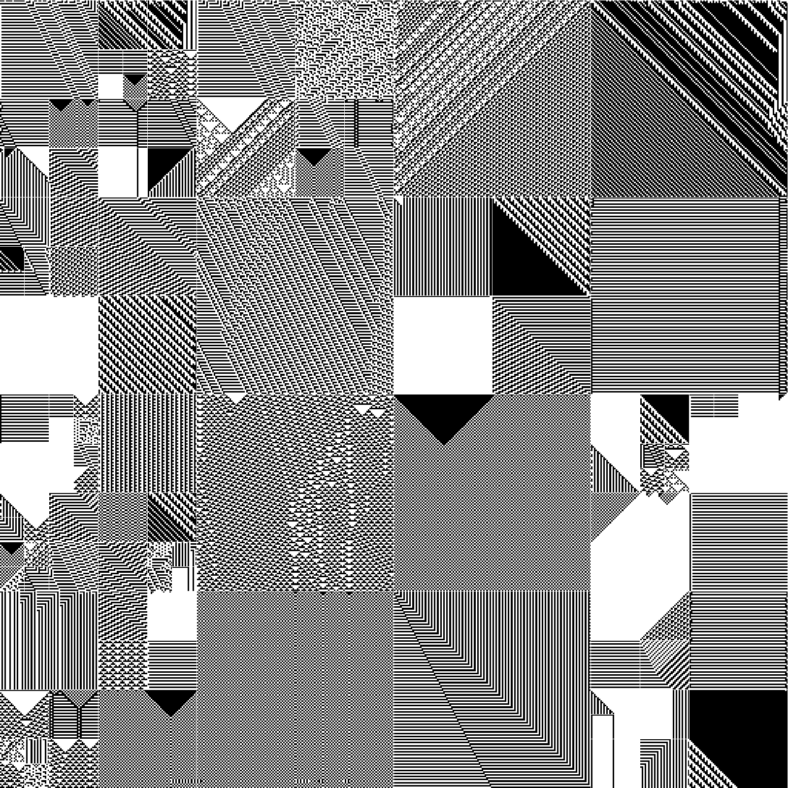 RULES (for Elementary Cellular Automata) #84 static token preview