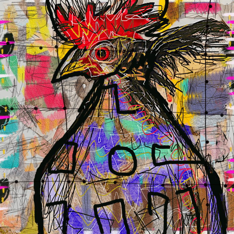 Weird Chickens #6 static token preview