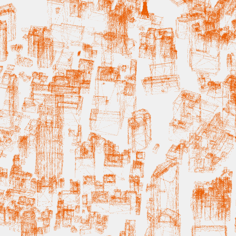 Algorithmic Drawing: Minato City Tokyo #82 static NFT preview