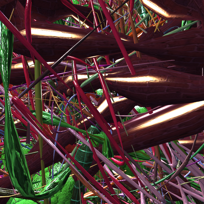 Prismatic Thickets #785 static NFT preview
