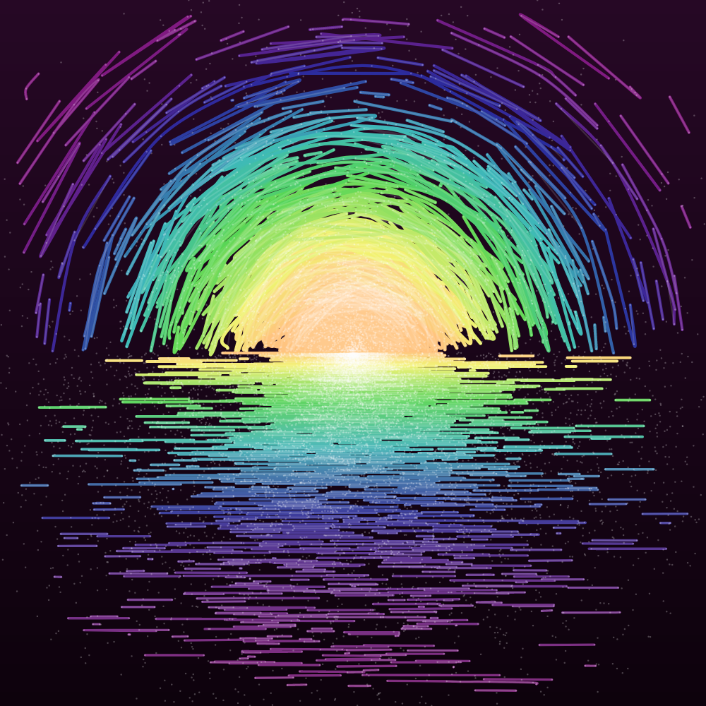 When Light Meets Water #340 static NFT preview