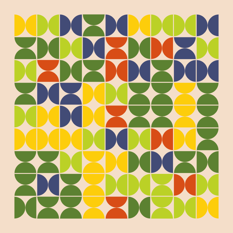 Mid-Century pattern #96 static token preview