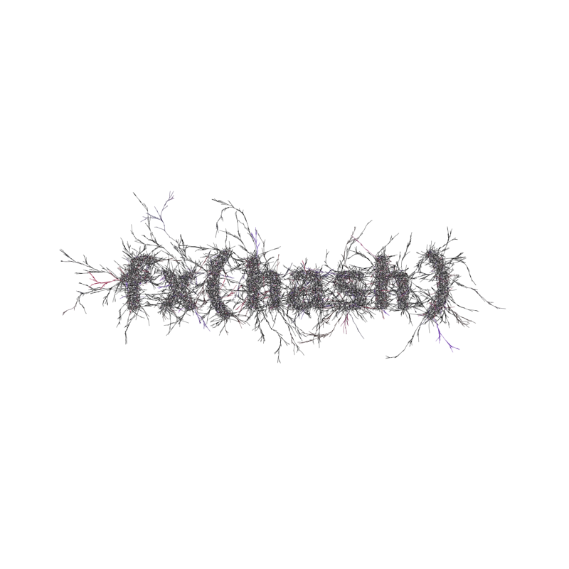 FXHASH Logo with Features #35 static token preview