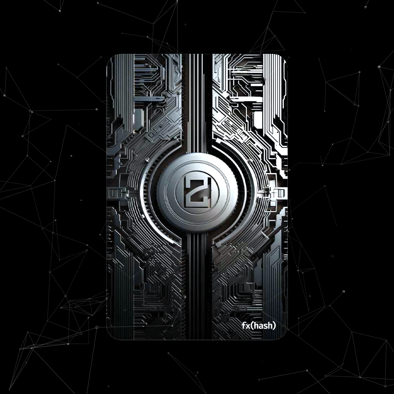 FXHash 2.0 Card #343 static NFT preview
