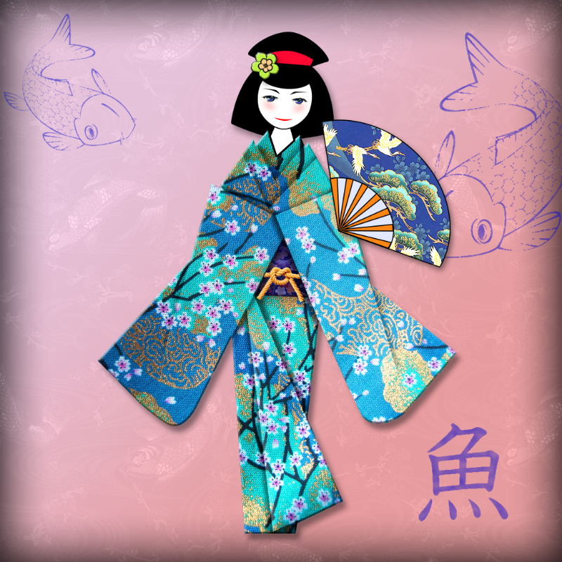 Origami Girls #120 static NFT preview